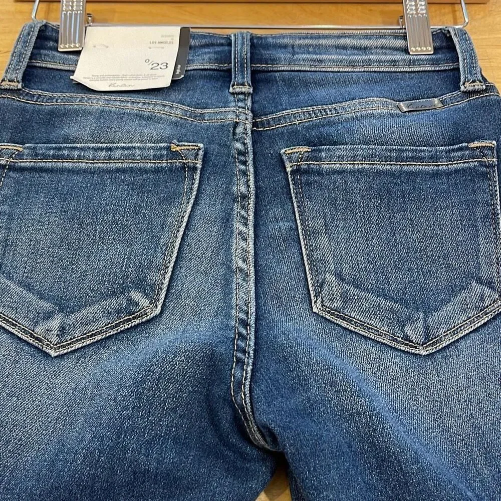 KanCan High Rise Bootcut Denim Jeans Medium Wash Size 23/0‎ NWT